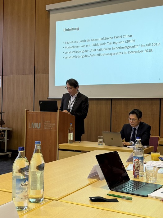 【1141204】吳俊毅院長參加慕尼黑大學-對抗間諜與破壞工作坊圖片